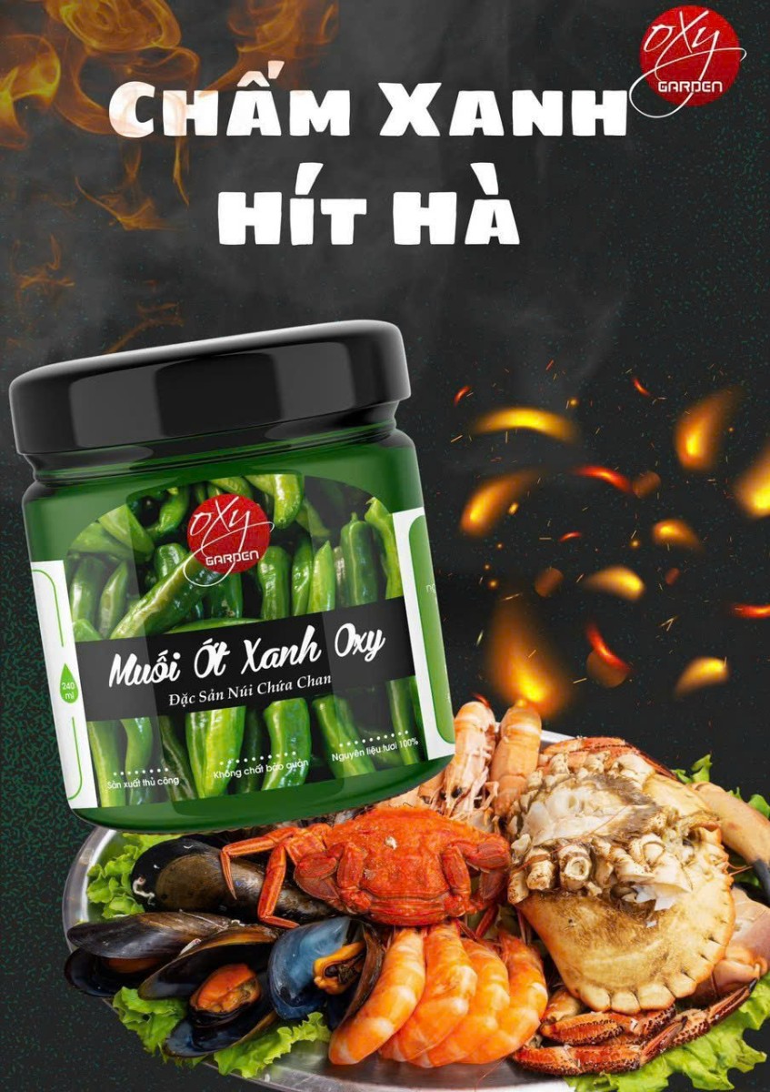 Muối ớt Xanh OXY – Vị cay nồng